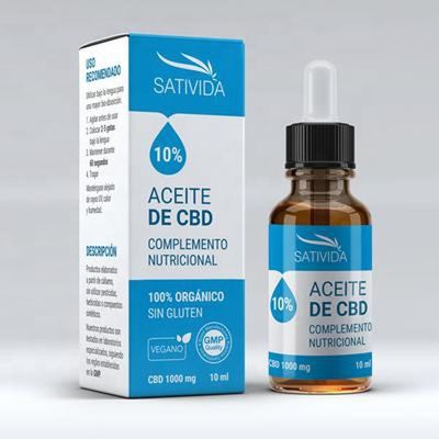 250g 10ml مربع التعبئة والتغليف زجاجة ، CMYK لون صناديق جامدة مطبوعة