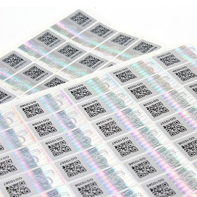 3D مكافحة الهولوغرام وهمية فيال تسمية لاصقة قوية لصناديق الختم