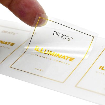 ملصق فينيل PVC ملون من Pantone ، ملصقات ختم احباط مزيفة