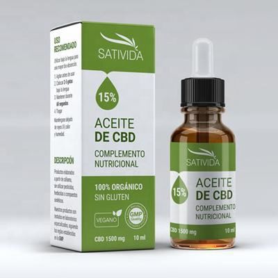 250g 10ml مربع التعبئة والتغليف زجاجة ، CMYK لون صناديق جامدة مطبوعة