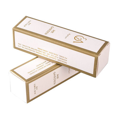 صندوق ورق مستحضرات التجميل من الورق المقوى عالي الجودة من رقائق الذهب 105 مم لزجاجة عطر الزيت العطري