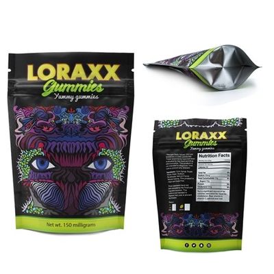 حقيبة رقائق الألومنيوم Ziplock Color Ziplock من Pantone Color ، أكياس مايلر Canabis Mylar المقاومة للرائحة