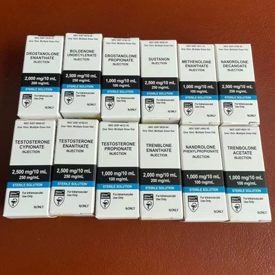 العلامة التجارية المخصصة Hilma Biocare 300gsm كرتون 10 مل مربعات الورق مع الملصقات المتطابقة ، النشرات